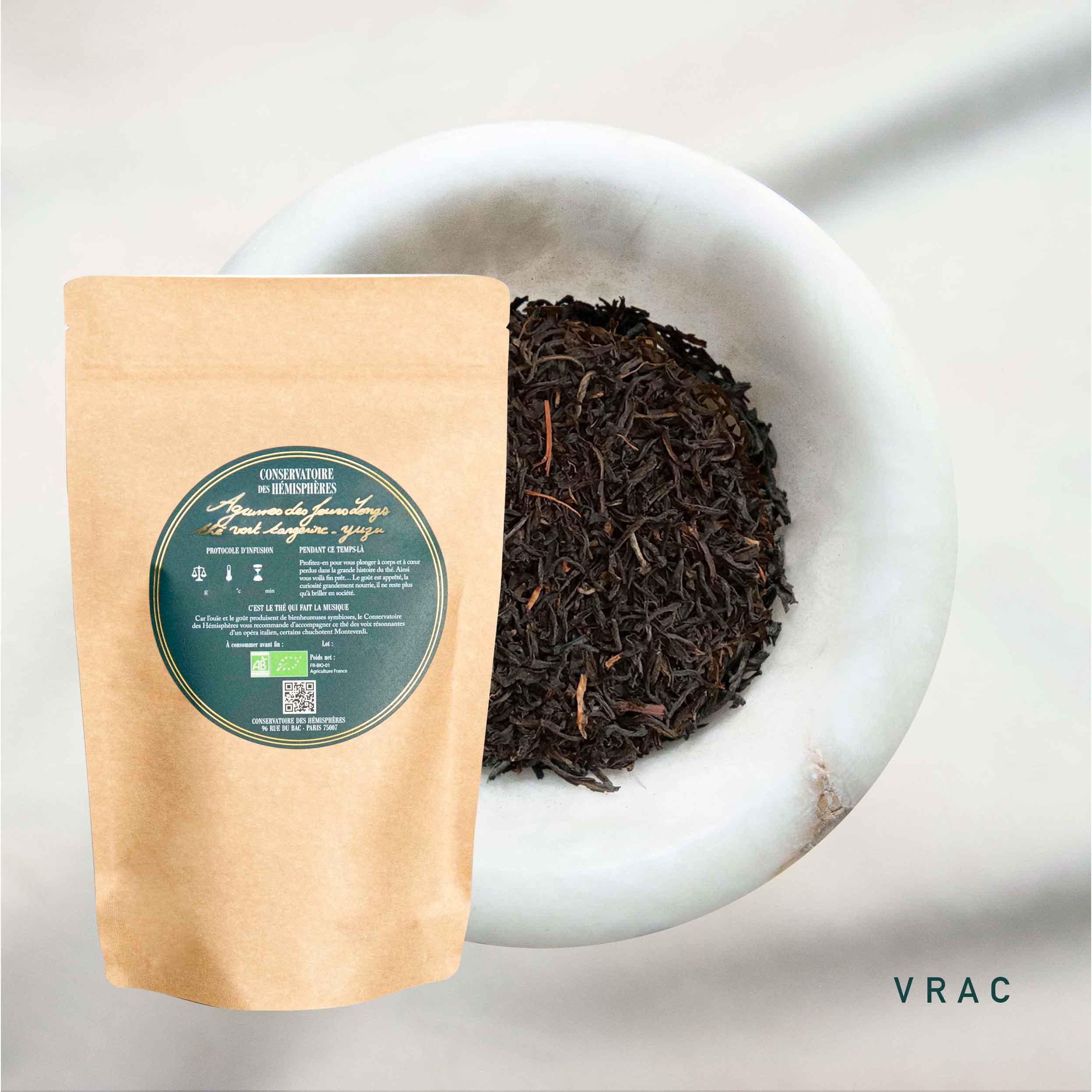 ASSAM BORAHI Thés d'origine et Grands Crus Conservatoire des Hémisphères Thés
