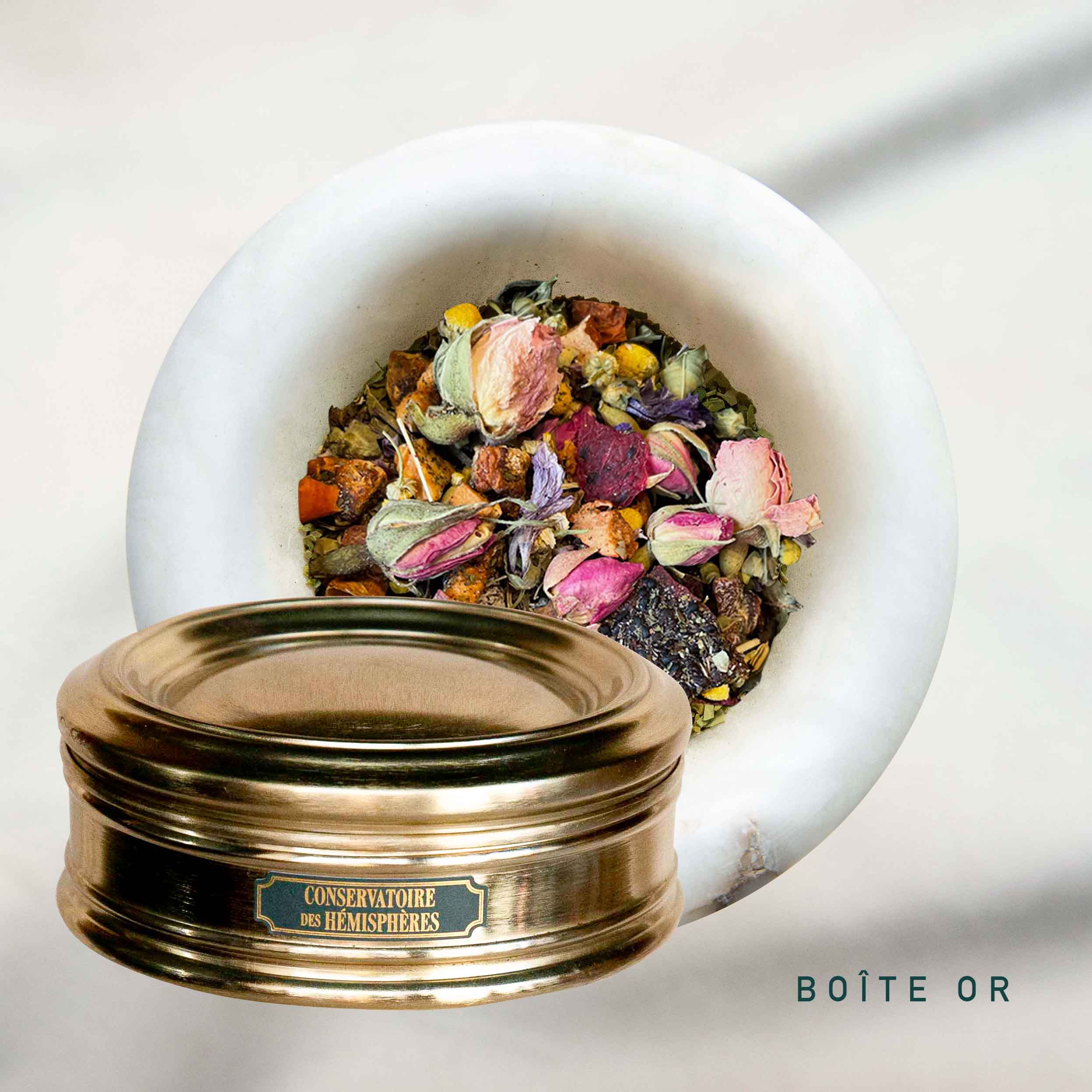 BOUQUET TOMOJI Infusions et Roiboos Conservatoire des Hémisphères Thés