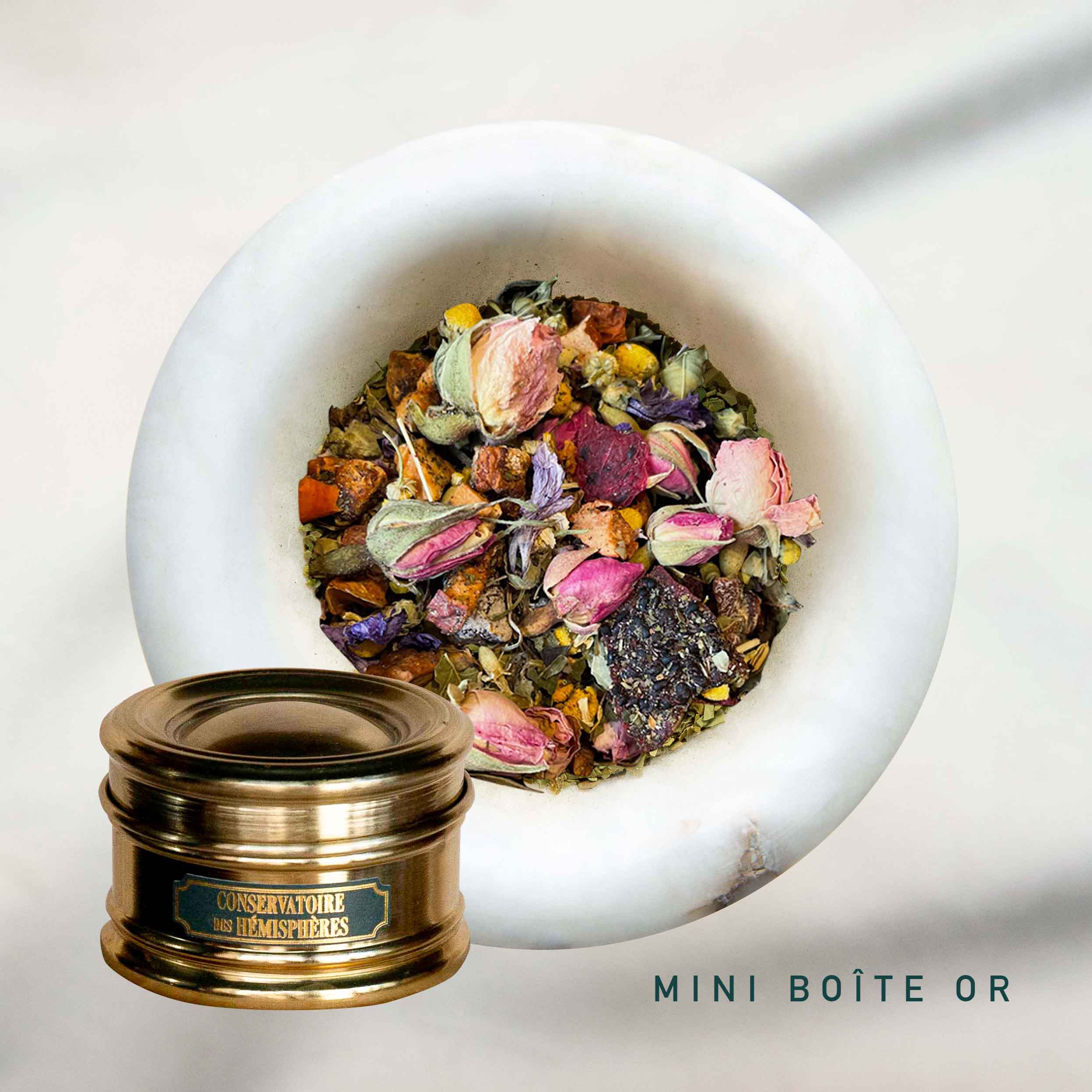 BOUQUET TOMOJI Infusions et Roiboos Conservatoire des Hémisphères Thés