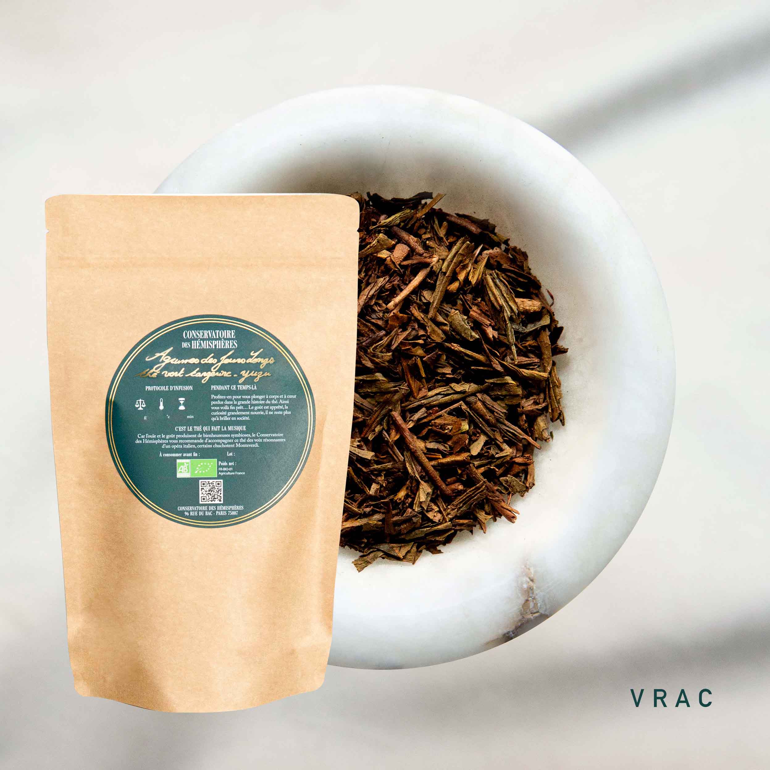 HOJICHA Thés d'origine et Grands Crus Conservatoire des Hémisphères Thés