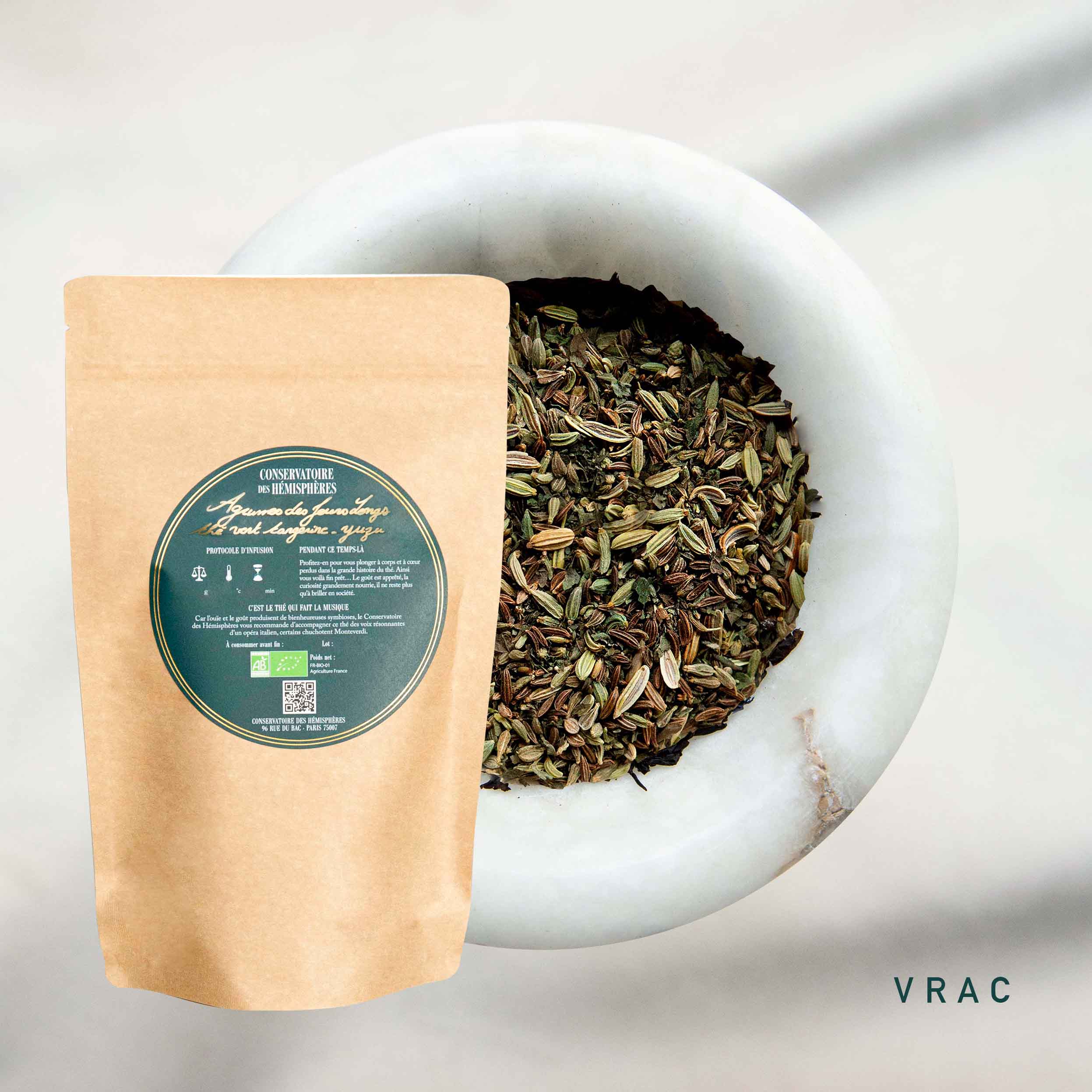 L’INFUSION DU BERCEAU BIO Infusions et Roiboos Conservatoire des Hémisphères Thés