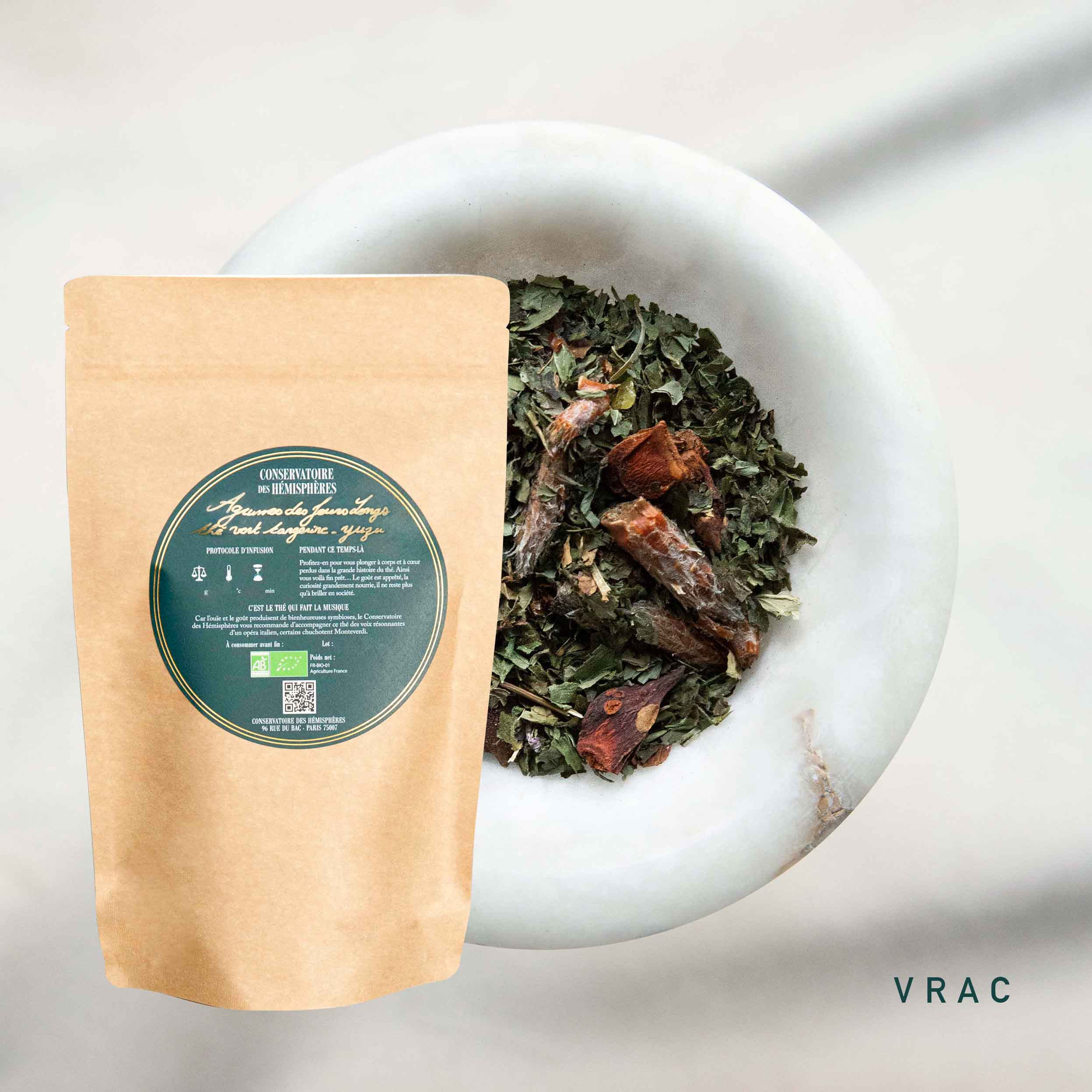 TISANE DES JOURS LONGS BIO Infusions et Roiboos Conservatoire des Hémisphères Thés